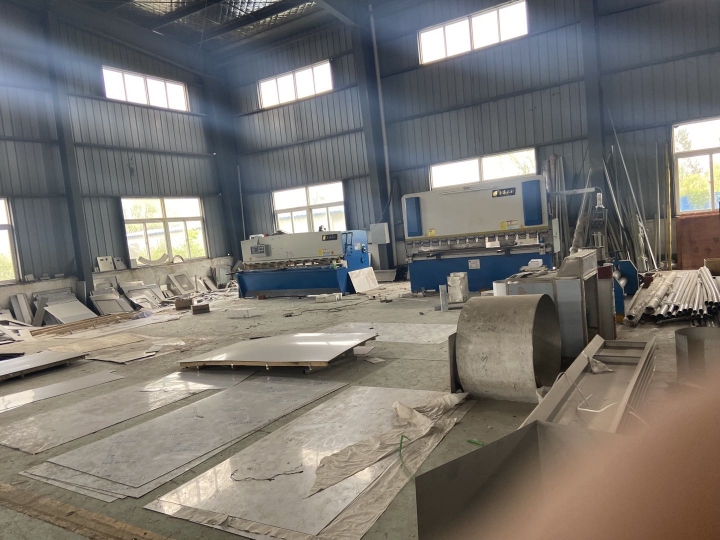 不銹鋼材料加工區(qū)